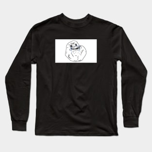 Forever Alone Meme Long Sleeve T-Shirt